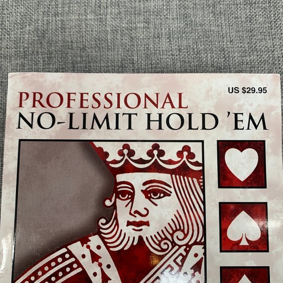 Professional No-Limit Hold 'em Book Volume 1 Pokers Cards By Matt Flynn Sunny - Picture 2 of 10